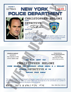 Police Wallet Photo ID - New York - 01