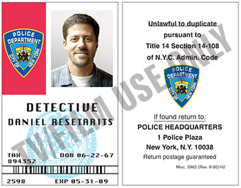 Police Wallet Photo ID - New York - 02