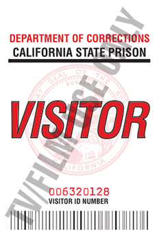 Prison - California - Visitor ID - 02