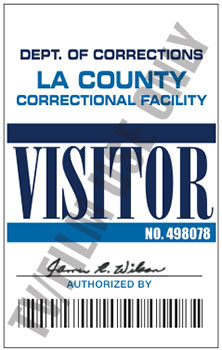 Prison - Los Angeles County - Visitor ID
