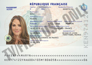 Passport Photo Page- France