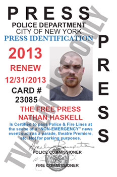 Press Pass - Non-Emergency - New York
