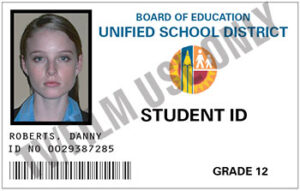 Student ID - High School - Generic USD