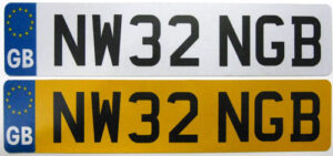 License Plate - Foreign - Great Britain