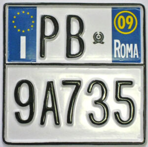License Plate - Foreign - Italy - Scooter