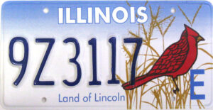 License Plate - USA - Illinois - Environment