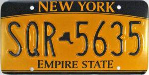License Plate - USA - New York
