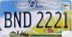 License Plate - USA - Ohio