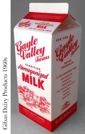 Milk - Half Gallon Carton - 1960s