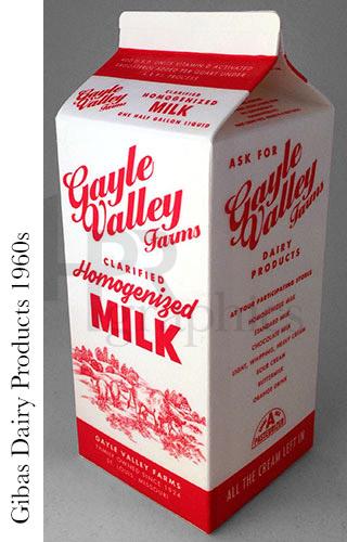 Milk - Half Gallon Carton - 1960s