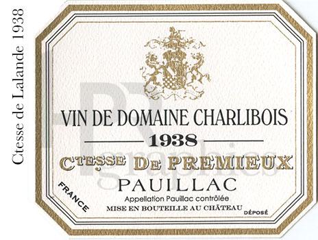 Wine - Domaine Charlibois - 1938