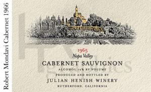 Wine - Henish Cabernet Sauvignon - 1965