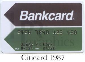 ATM Bank Card - Citibank Style - 1987