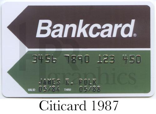 ATM Bank Card - Citibank Style - 1987