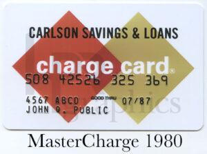Credit Card - Master Charge Style - 1980