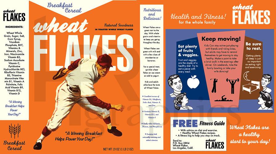 Cereal - Wheat Flakes - 1960s - 01
