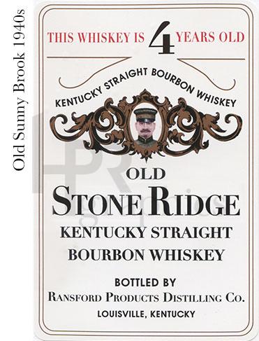 Liquor - Stone Ridge Bourbon - 1940s