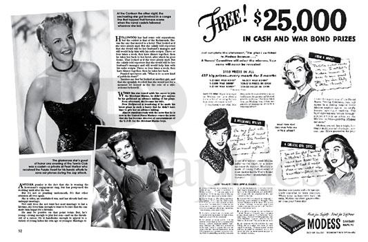 Magazine - Movie Life Interior - 1943