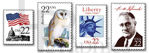 US Stamps - ND - 1980s