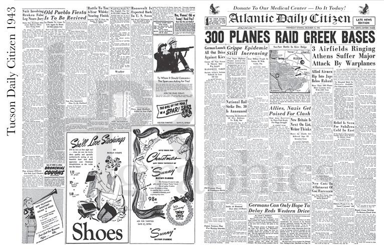 Newspaper - Atlantic Daily Citizen - 1943