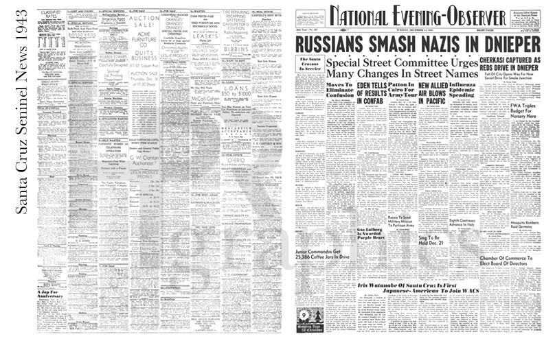 Newspaper - National Evening Observer - 1943