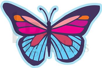 Butterfly Sticker - 01