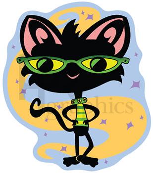 Cool Cat Sticker