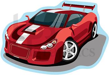 Racecar Sticker