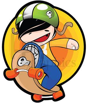 Skateboard Sticker