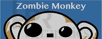 Zombie Monkey Sticker