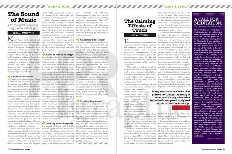 Interior - Psychology - Body & Soul