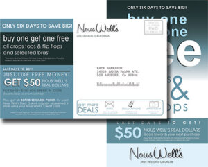 Nous Wells Department Store Junk Mail