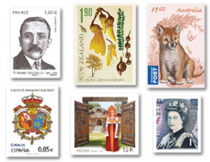 Foreign Postage Stamps - Real