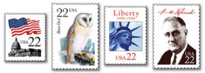US Postage Stamps - 1980s - Generic 01