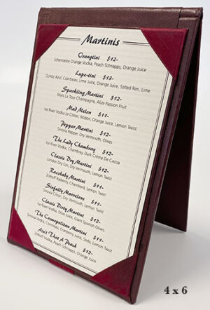 Table Tent Menu Holder