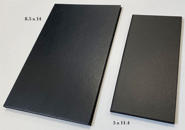 Leatherette Menu Holder - 2 Panel - 02