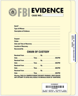 FBI File Folder - Evidence