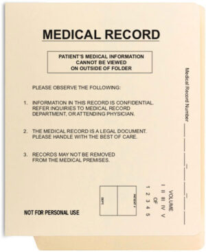 Medical File Folder - Record