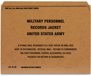 Military File Folder - Record