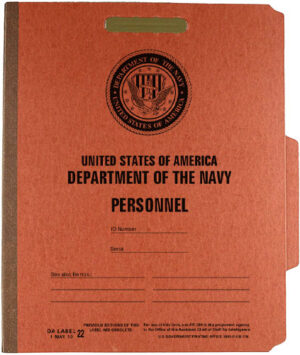 Navy File Folder - Personnel