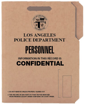 Police File Folder - Personnel