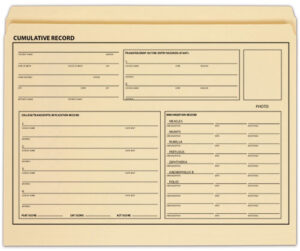 School File Folder - Record