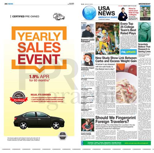 Front Cover - USA News (USA Today Style)