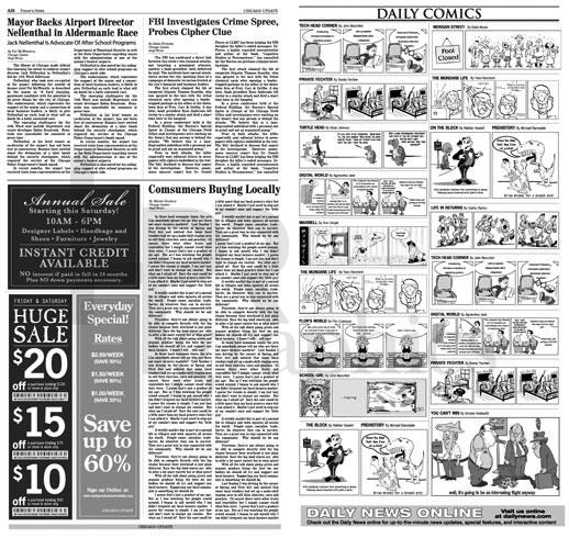 Interior Spread - Comics