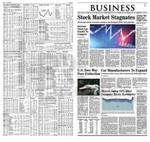 Section Cover - Business - Stock Market