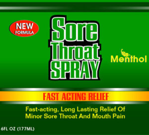 Sore Throat Spray