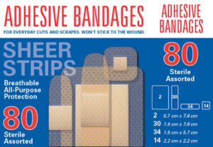 Adhesive Bandages - Sheer Strips
