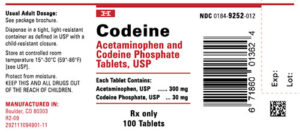 Codeine - Tablets