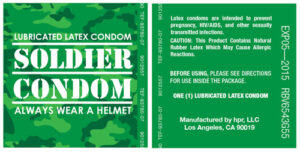 Condom Wrapper - Soldier