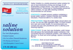 Saline Solution